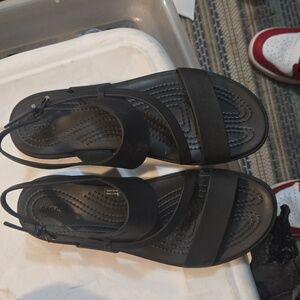 Croc sandals